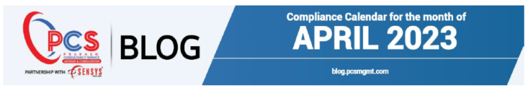 Compliance Calendar Apr 2023