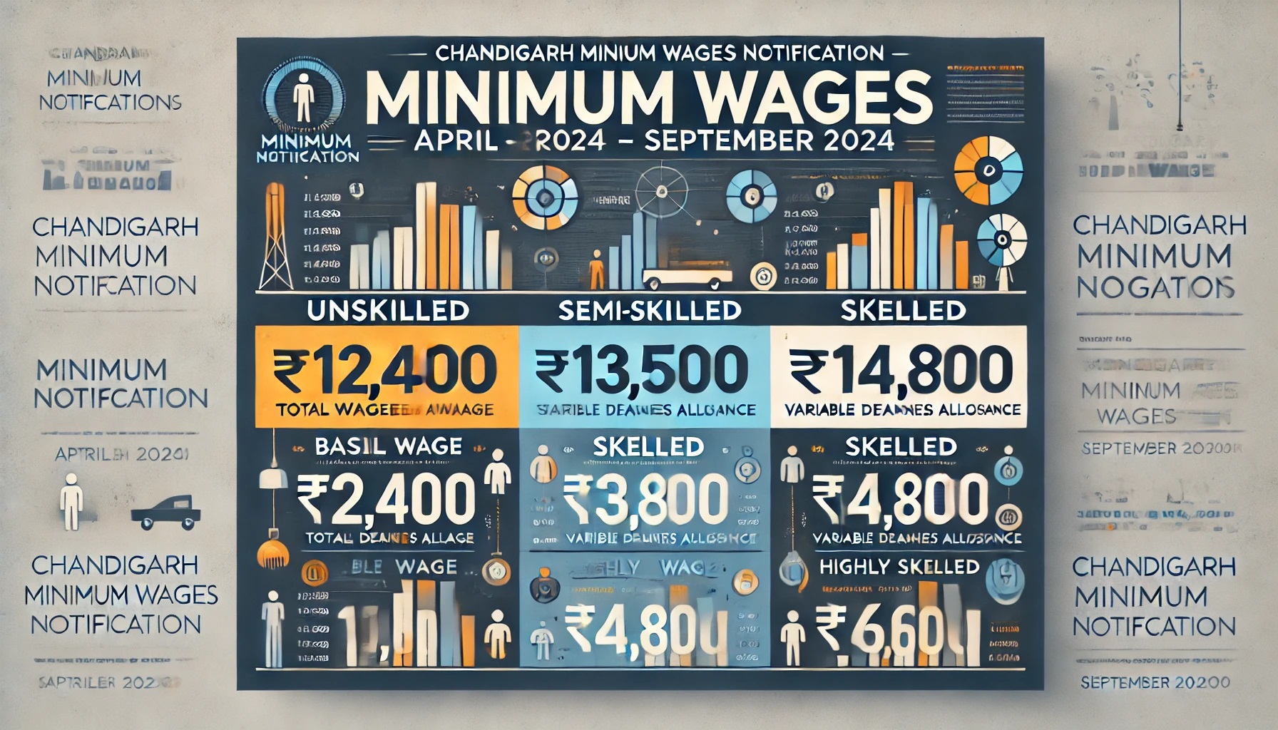 Chandigarh Minimum Wages Notification (April 2024 – September 2024): Key Details and Wage Updates