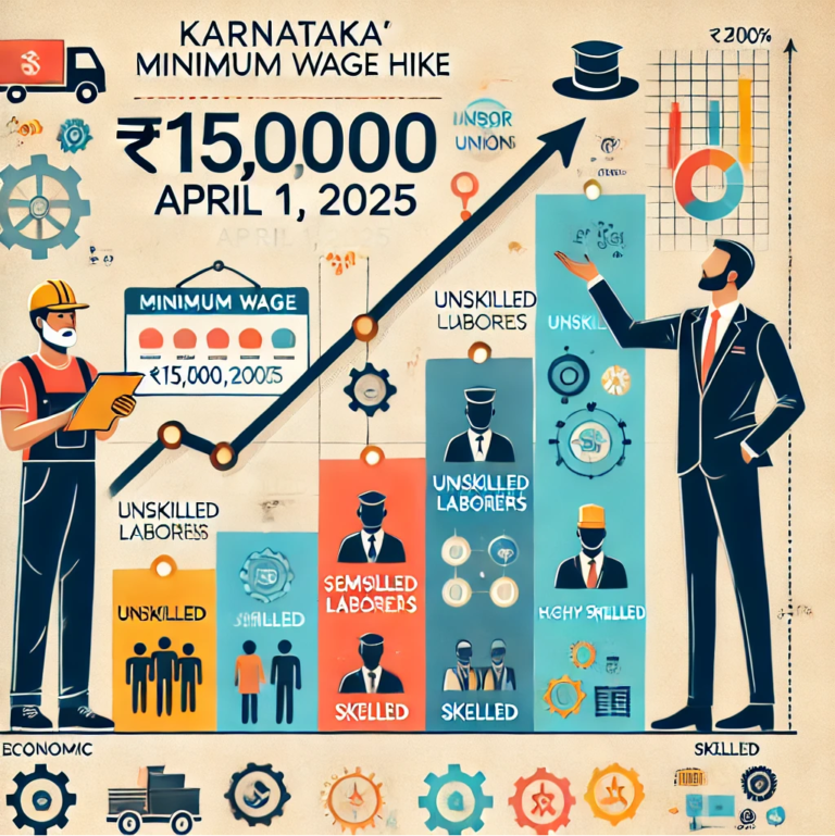 Karnataka Minimum Wages Hike from April 1, 2025: Key Updates & Implications